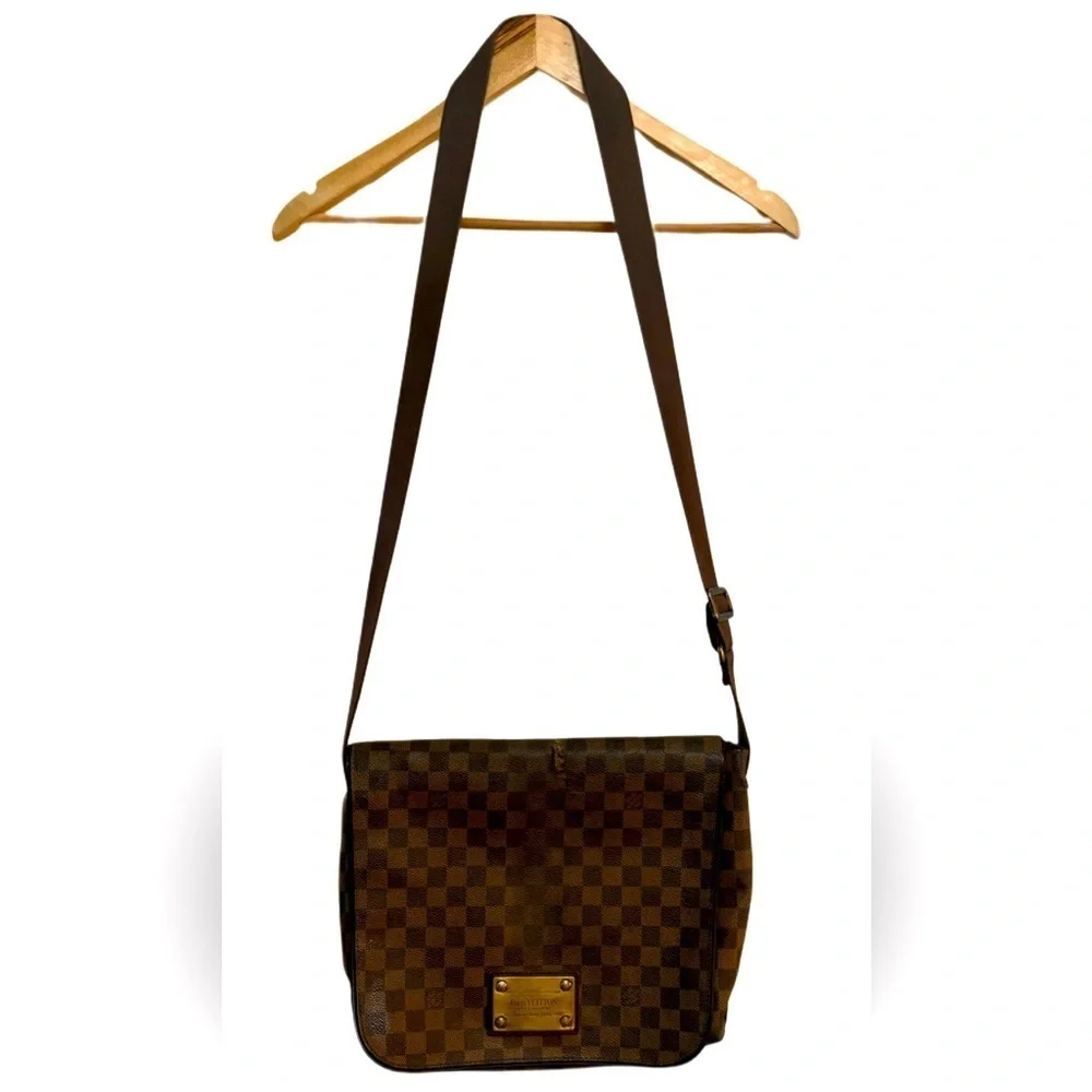 Louis Vuitton Damier Ebene Brooklyn Canvas Bag—2008 France